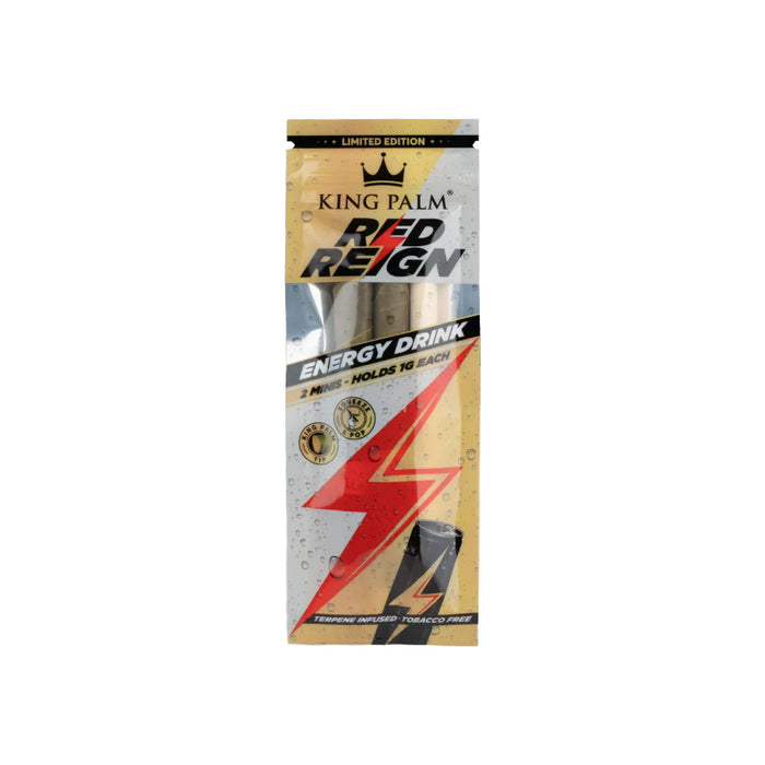 King Palm Mini Rolls 2ct - Red Reign Energy Drink
