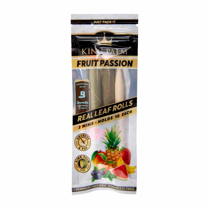 King Palm Mini Rolls 2ct - Fruit Passion