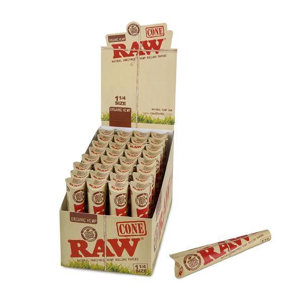 RAW Organic Cones 1 1/4 - 6ct