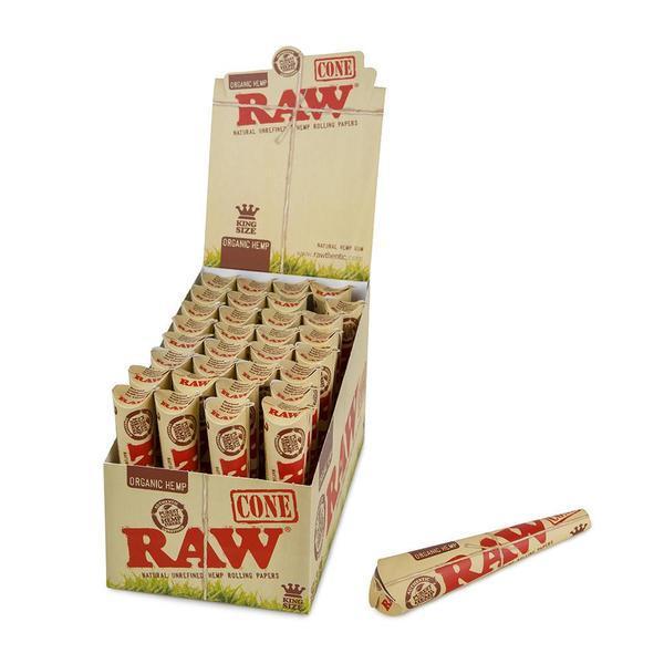 RAW Organic Cones King Size - 3ct