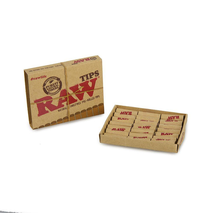 Raw Pre-Rolled Tips - 20ct