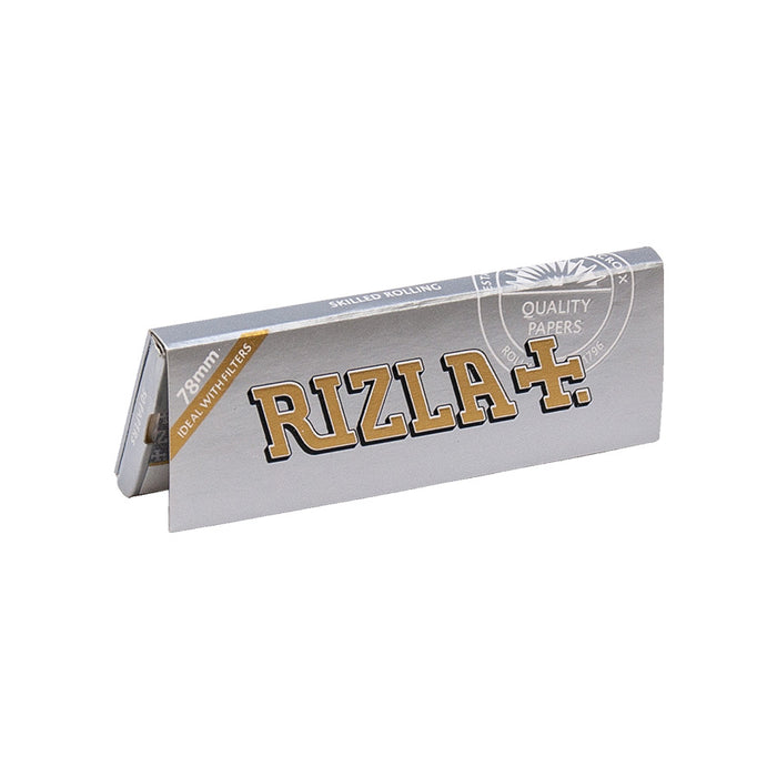 RIZLA + Silver 78mm Rolling Papers